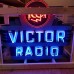 New RCA Victor Double-Sided Painted Neon Sign 48"W x 42"H